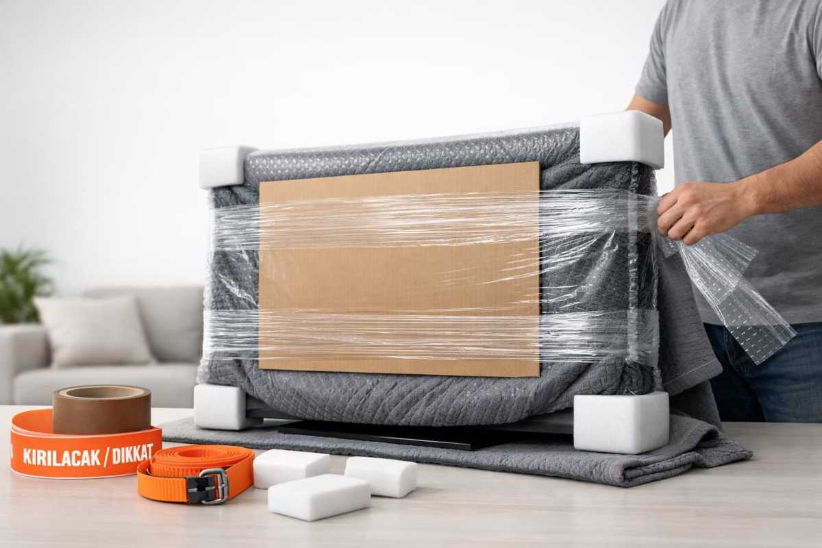 TV ve monitör taşıma: kutusuz paketleme nasıl yapılır?