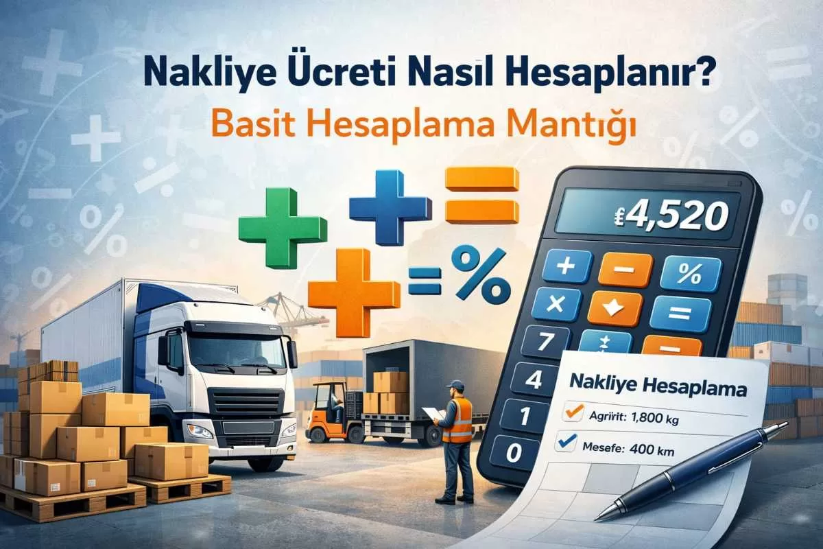 Nakliye ücreti nasıl hesaplanır? Basit hesaplama mantığı